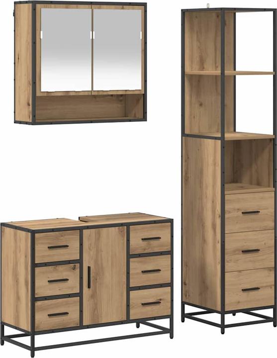 Produktbild vidaXL Badezimmermöbel-Set