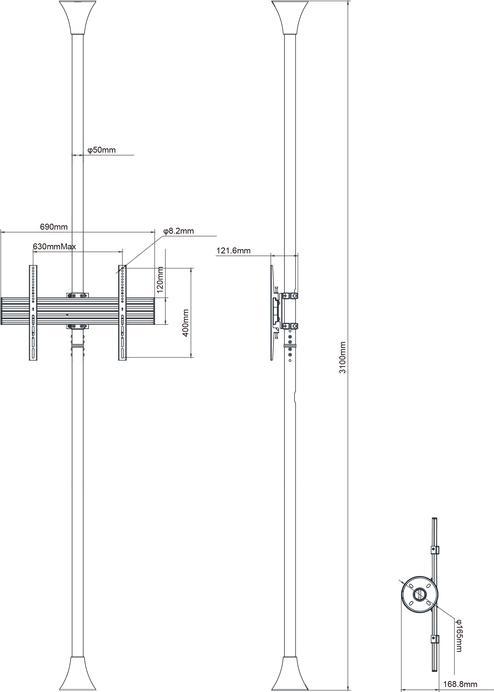 Actual product image Multibrackets Mbfc1u