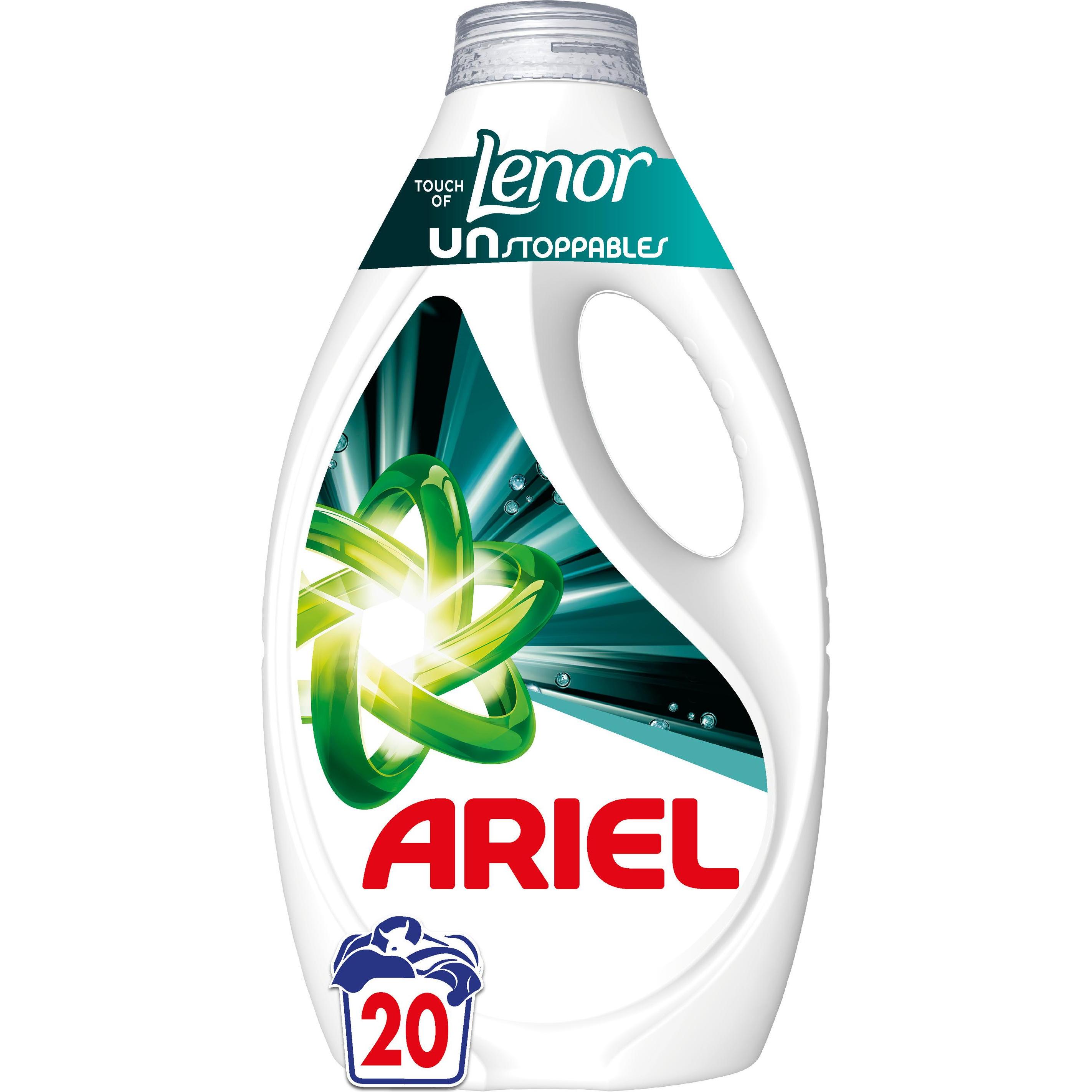 Ariel Touch Of Lenor Unstoppables, Waschmittel + Textilpflege
