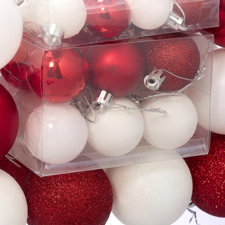 Produktbild Relaxdays Weihnachtskugeln Set (50-teilig)