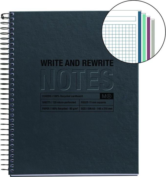 Produktbild Miquelrius Message Notebook (A5, Kariert, Harter Einband)