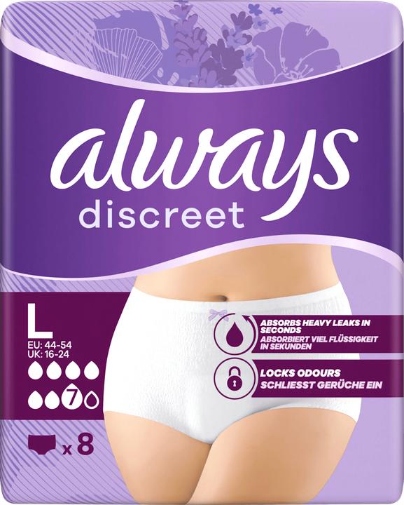 Actual product image Always Discreet (32 x, Large)