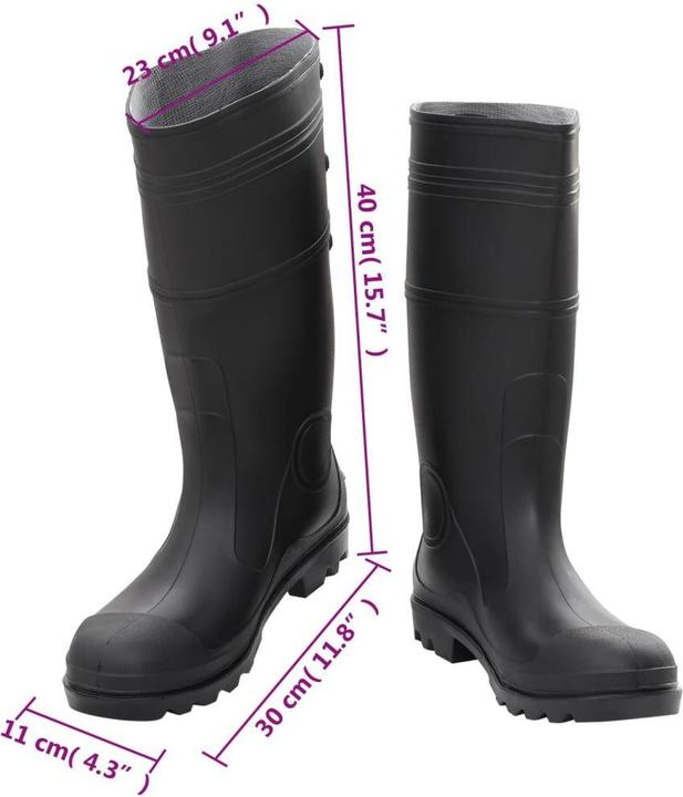 Image du produit vidaXL Bottes en caoutchouc (44)