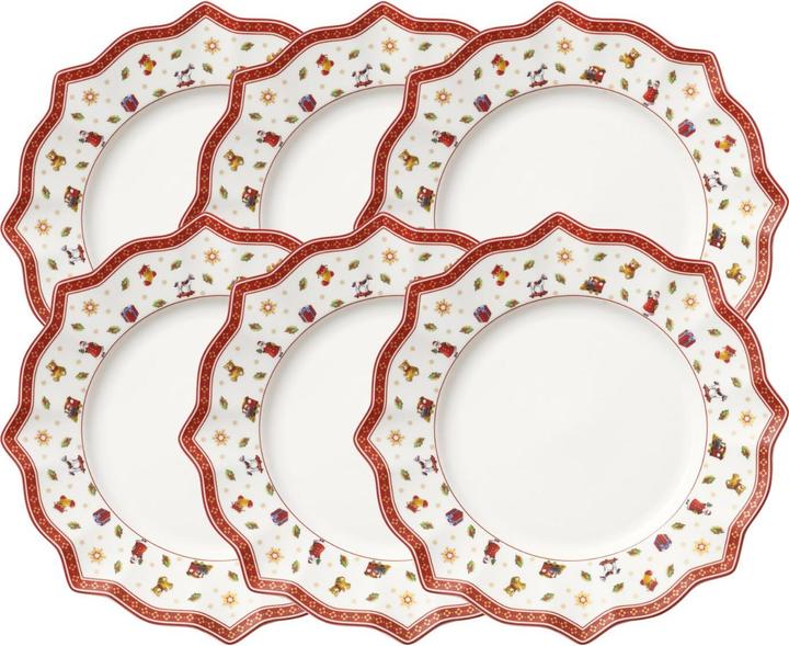 Produktbild Villeroy & Boch Toy's Delight Speiseteller weiss 29 cm Set6 (1 x, 29 cm)