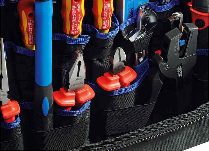 Actual product image HEYTEC Electrician Bag With Vde Tool Assortment, 28 Pcs. (28 pieces)