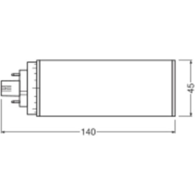 Thumbnail - Ledvance, Leuchtmittel, LED Lampe DULUX T/E matt GX24q-3 10W 1100lm neutralweiss 4000K 130° 4058075822313 wie 26W (GX24q...