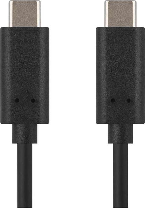 Immagine prodotto Emos USB Kabel 2.0 C Stecker - USB C Stecker 2m, schwarz (2 m, USB 2.0, 100 W)