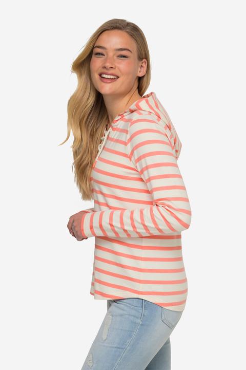Produktbild Laurasøn T-Shirt, Ringel, Kapuze, Langarm (M)