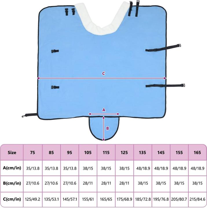 Produktbild vidaXL Pferdedecke (85 cm)