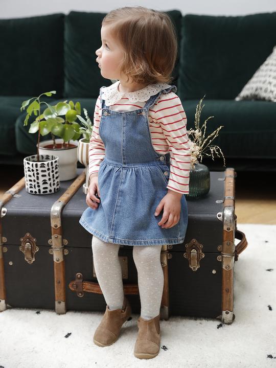 Actual product image Vertbaudet Baby Jeans-Latzkleid Oeko-Tex (80)