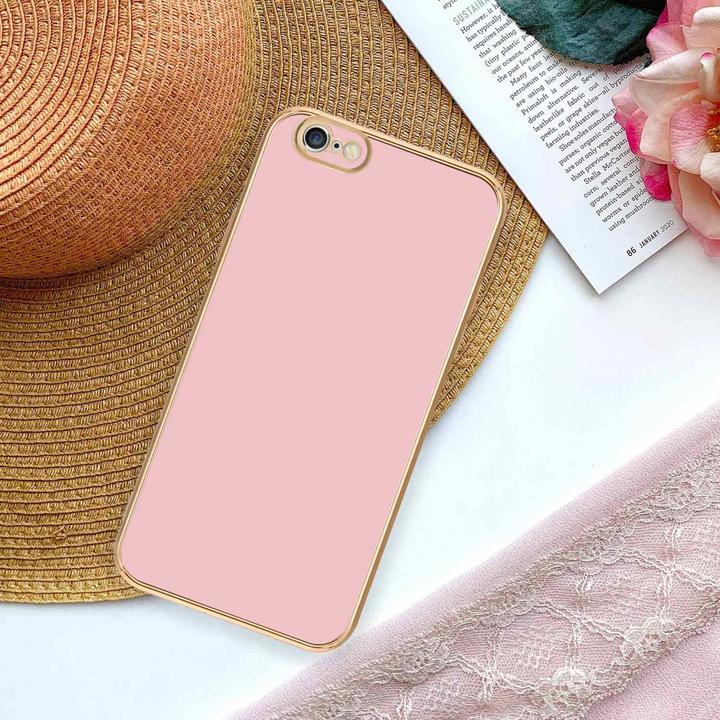 Image du produit Cadorabo Étui pour Apple iPhone 6 / 6S en TPU avec protection pour appareil photo LM130 Style (Apple iPhone 6)
