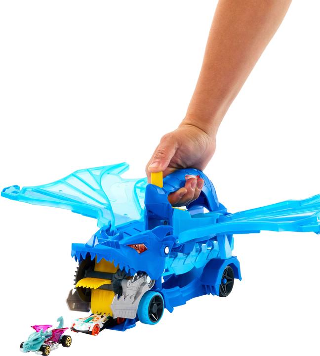 Actual product image Hot Wheels City Ultimativer 2-in-1 Drachen Transporter