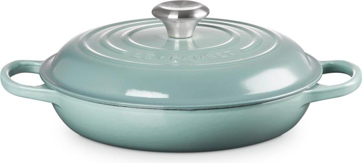 Produktbild Le Creuset Shallow pan Evo 26cm Sea Salt (Bratpfanne, Gusseisen, 26 x 11.90 cm)