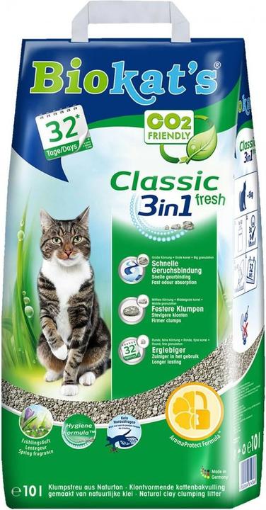 Produktbild Biokat's Katzenstreu Biokats Classic fresh 3in1 18 l (Klumpend, Parfümiert, 17.95 kg)