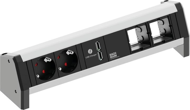 Actual product image Bachmann Desk 2xSchuko, 1xUSB Charger & (2 x, CEE 7/3)