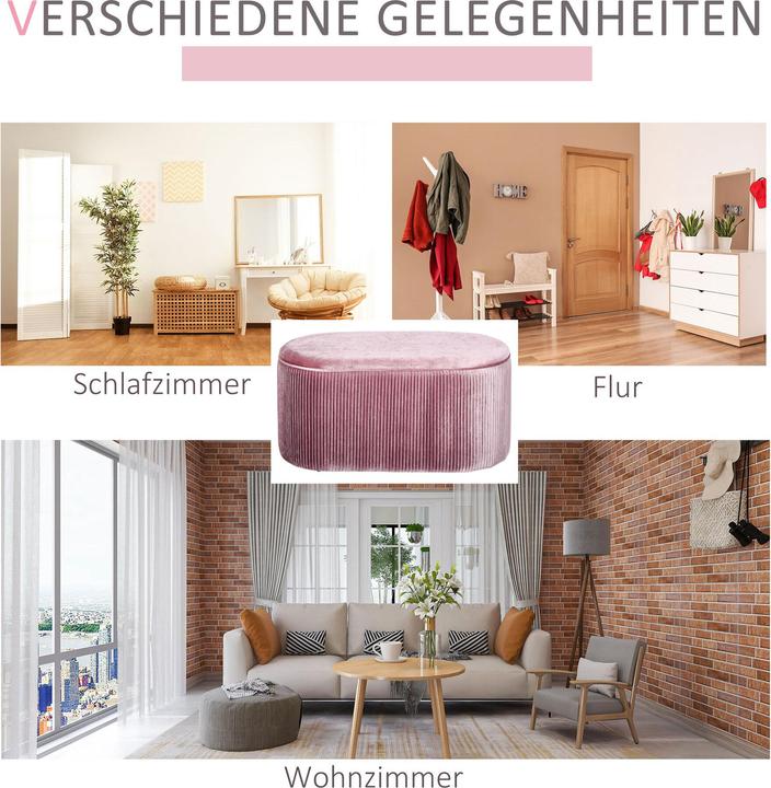 Actual product image Homcom Sitzbank mit Stauraum (81 cm)