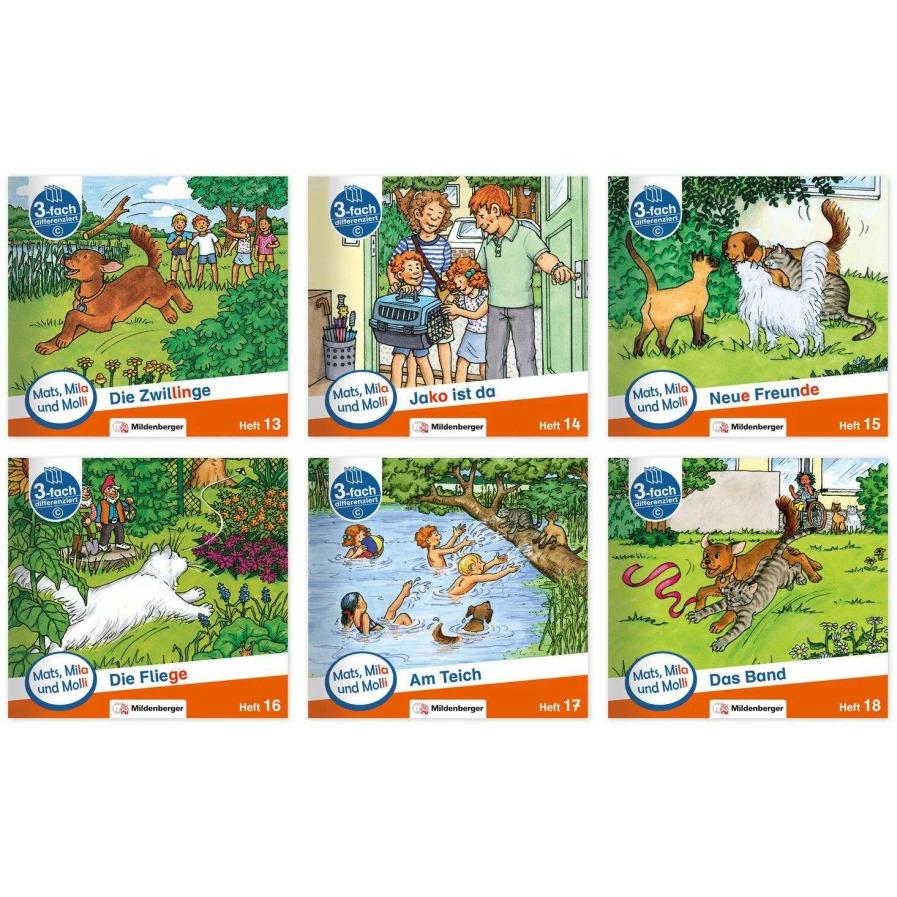 Mats, Mila und Molli - Heft 13-18, Schwierigkeitsstufe C, Schulbücher von Axel Wolber, Gabriele Heinisch