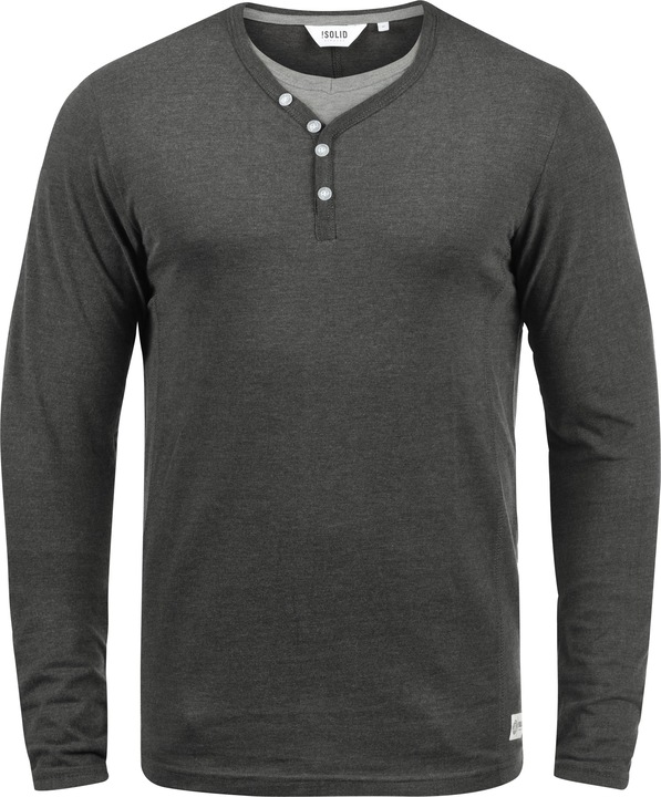 Immagine prodotto Solid Doriano Maglia Maglie A Maniche Lunghe Da Uomo Con Collo Grandad (M)
