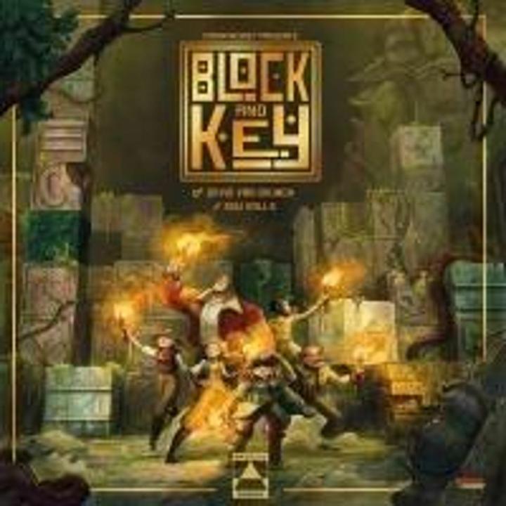 Actual product image Skellig Games SKED0025 - Block and Key, board game, for 1-4 players, from 14 years (DE edition) (German)