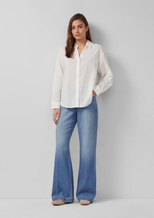 Immagine prodotto s.Oliver Bluse Bestickte Baumwollbluse mit Turn-up (44)