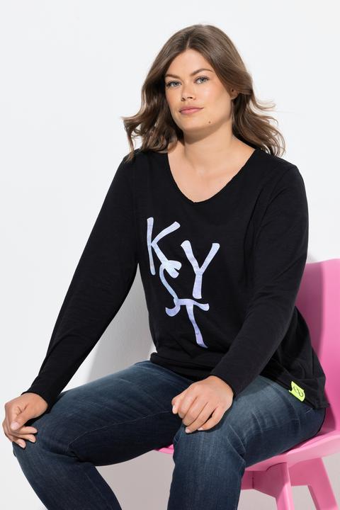 Produktbild Laurasøn T-Shirts V- Ausschnitt Langarm (42)