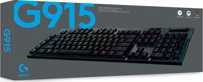 Produktbild Logitech G G915 Lightspeed (DE, Kabelgebunden, Kabellos)