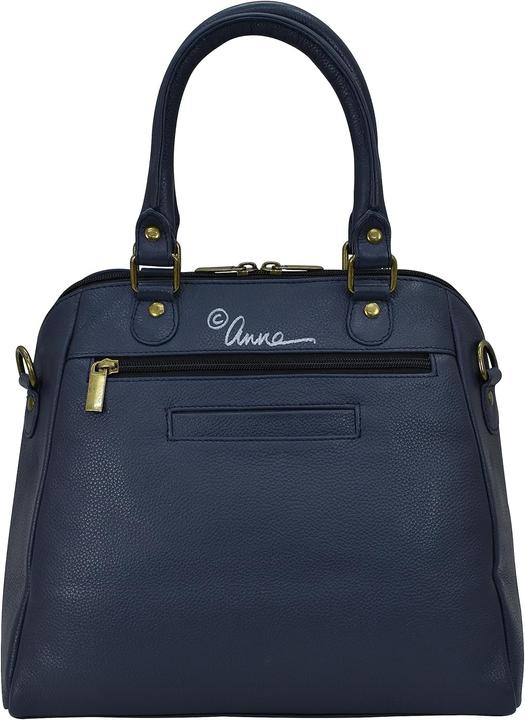 Actual product image Anna Handpainted Genuine Leather Shoulder Bag