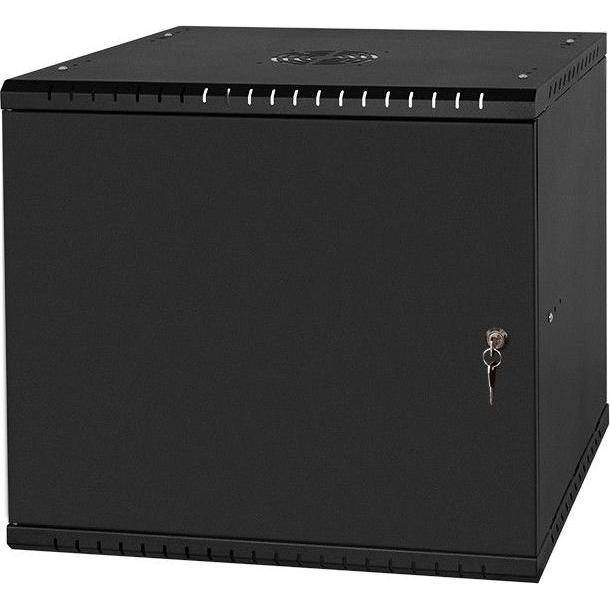 Stalflex Armadio rack 19" 9U a porta intera nero RC19-9U-450MB (Rack da 19 pollici), Armadio rack, Nero