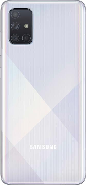 Actual product image Samsung Galaxy A71 (128 GB, Prism Crush Silver, 6.70", Dual SIM + SD, 4G)