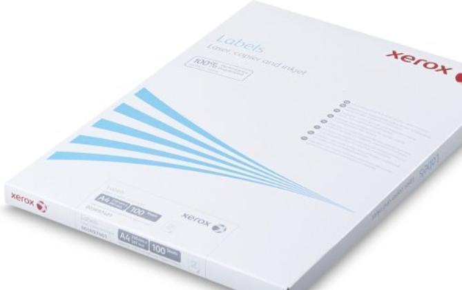 Image du produit Xerox Blanc A4 (210 x 297 mm) 100 pcs. 24) Étiquettes