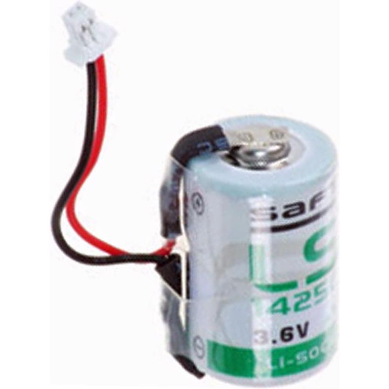 Saft Batterie LS14250 mit Kabel und Stecker mittig an der Zelle raus (1 Stk., AA, 1000 mAh), Batterien + Akkus