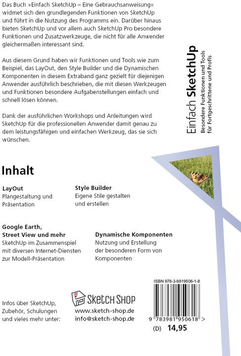 Produktbild Einfach SketchUp (Deutsch, Ebba Steffens, Holger Faust, 2021)