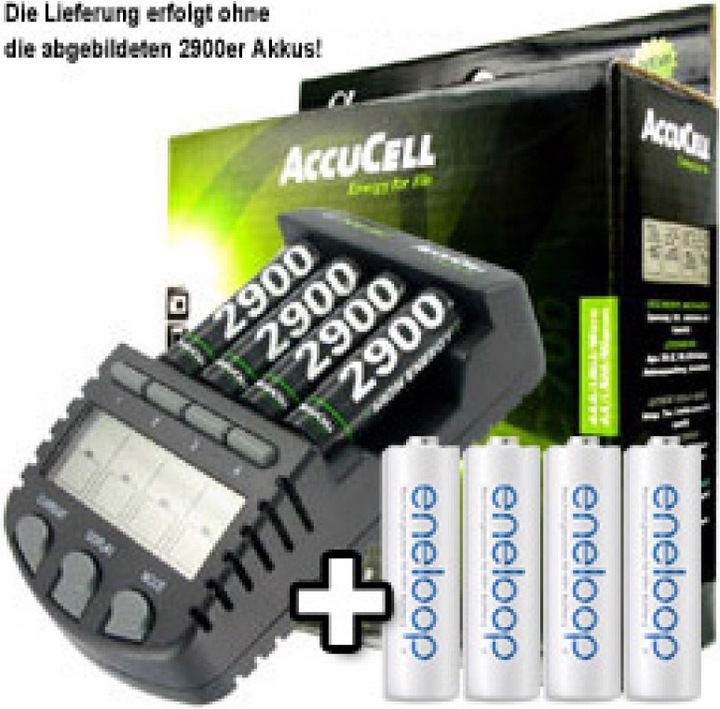 Produktbild Sanyo Eneloop AAA HR-4UTGA und BC-700 LCD-Schnell-Ladegerät (4 Stk., AAA, 700 mAh, Ladegerät inkl. Akku)