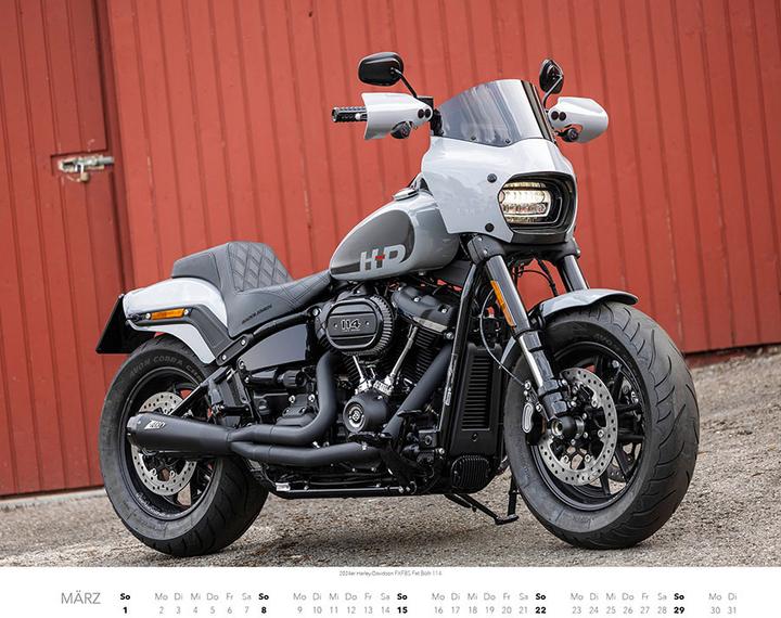 Produktbild Best of Harley Davidson Kalender 2026 Premium XXL (Harter Einband, Deutsch)