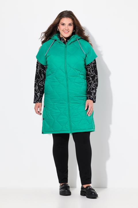 Actual product image Ulla Popken HYPRAR Quilted Drawstring Vest (58)