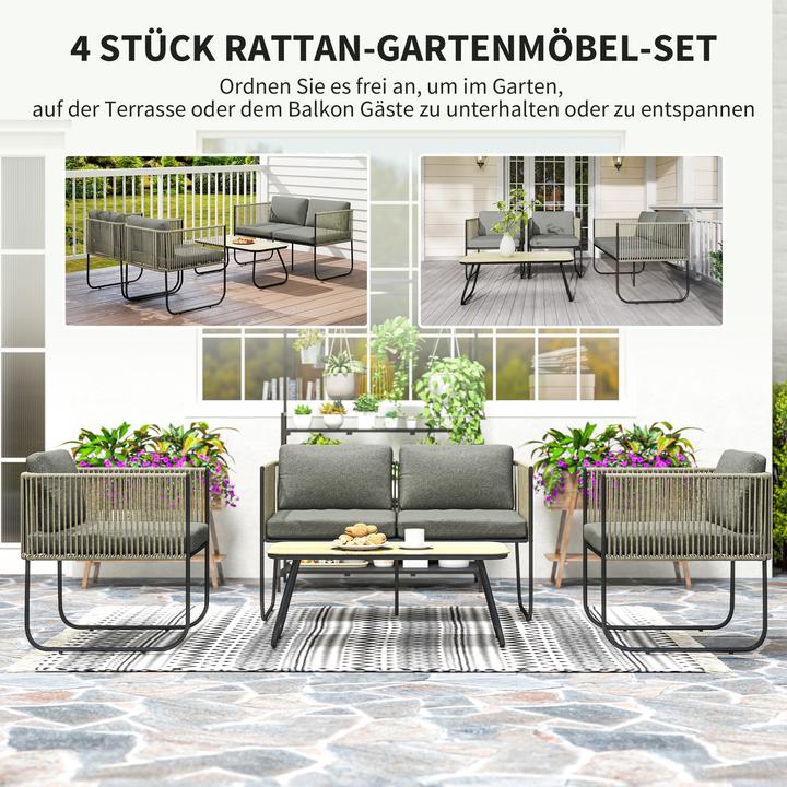 Actual product image Outsunny Garden furniture set