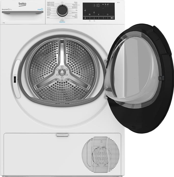 Image du produit Beko Asciugatrice a Pompa di Calore SteamCure (8 kg, Droite)