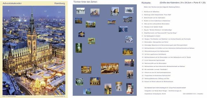 Produktbild Adventskalender Hamburg (gro)