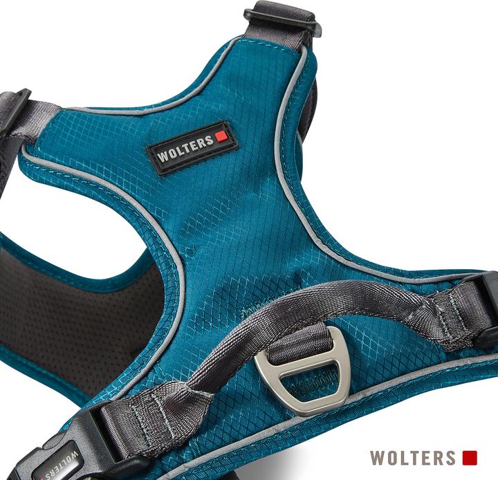 Produktbild Wolters Active Pro Comfort Geschirr Gr.3 50-57 cm x 1,5 cm petrol/anthrazit (3, Hund, Hundesport)