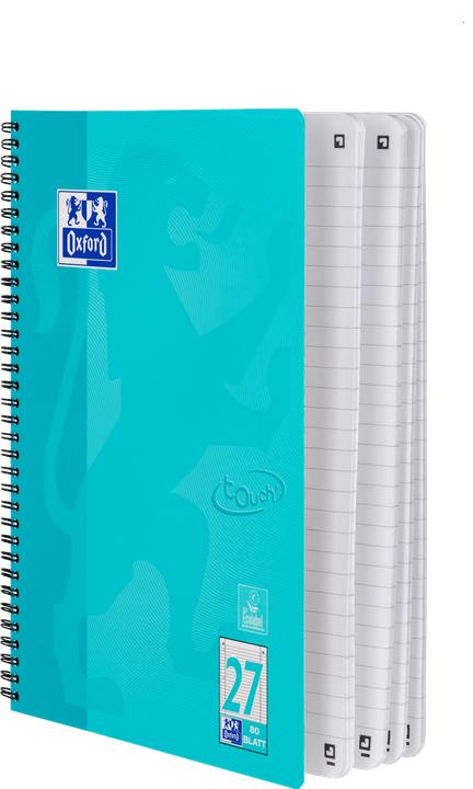 Image du produit Oxford Bloc-notes Touch (A4+, À rayures, Couverture rigide)