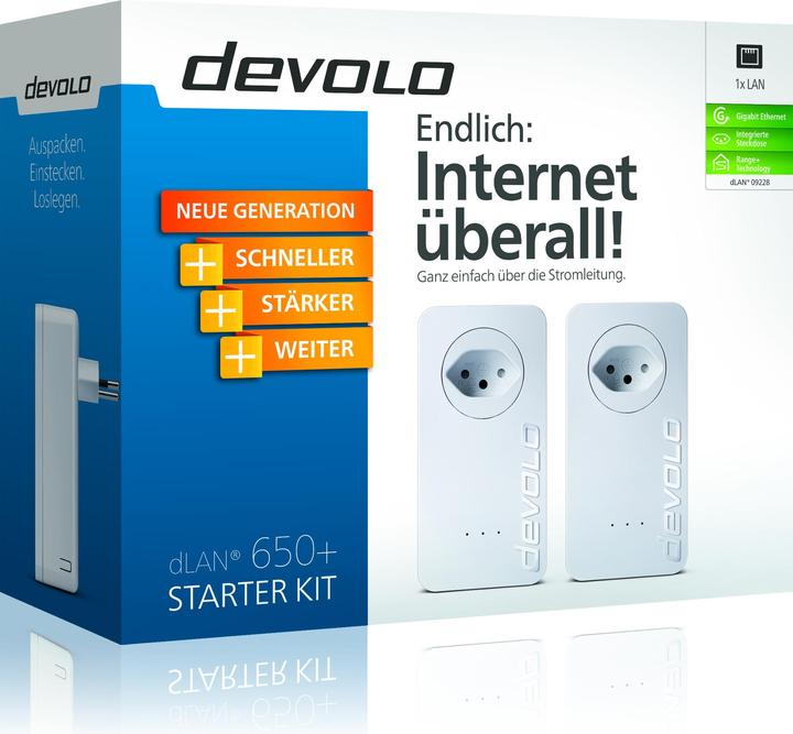 Produktbild Devolo dLAN 650+ Starter Kit (600 Mbit/s)