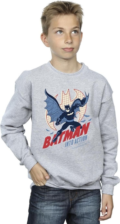 Actual product image Boys Batman Into Action Sweatshirt (116)