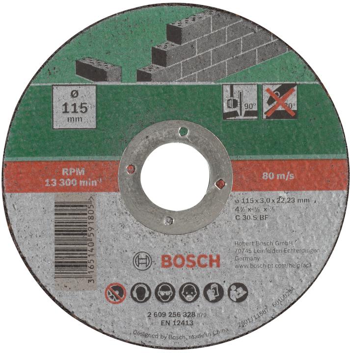 Bosch Zubehör Trennscheibe gerade, Stein D= 115 mm