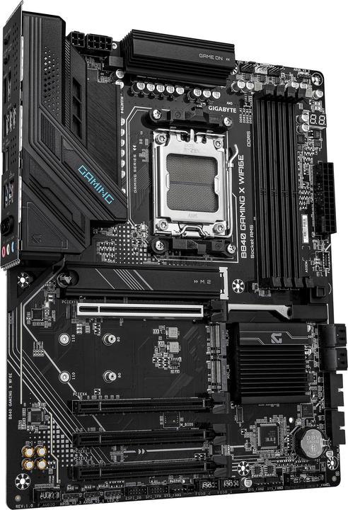Actual product image Gigabyte MB GBT AMD AM5 B840 Gaming X WFI6E (AM5, AMD B840, ATX)