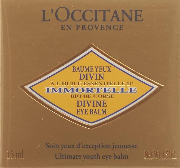 Produktbild L'Occitane Immortelle Divine Augenbalsam (Augenpflege Crème, 15 ml, Tag)