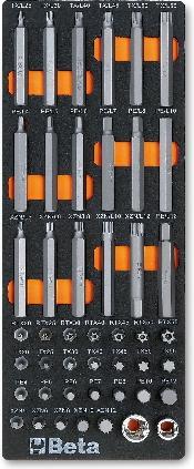 BETA 024500086 M86 Flexible vorgeformte Einsätze mit Werkzeugsortiment