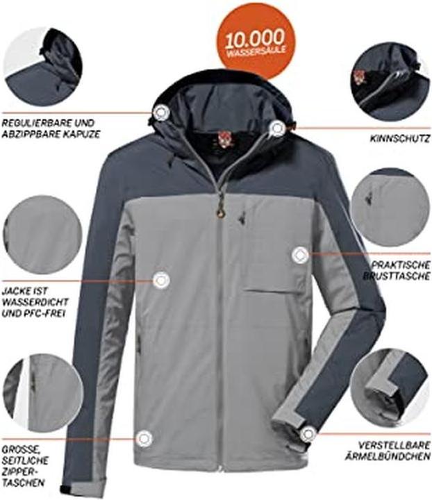 Actual product image Killtec Functional Jack with Detachable Hood (XXL)