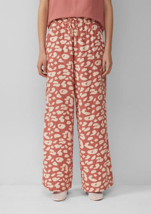 Produktbild S.Oliver Hose Wide-Leg-Hose aus Musselin (40)