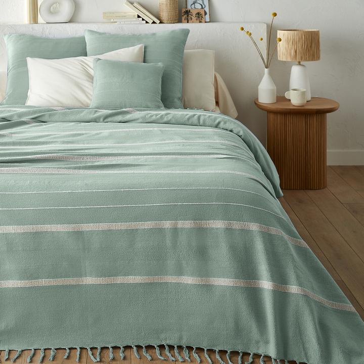 écru, Turquoise