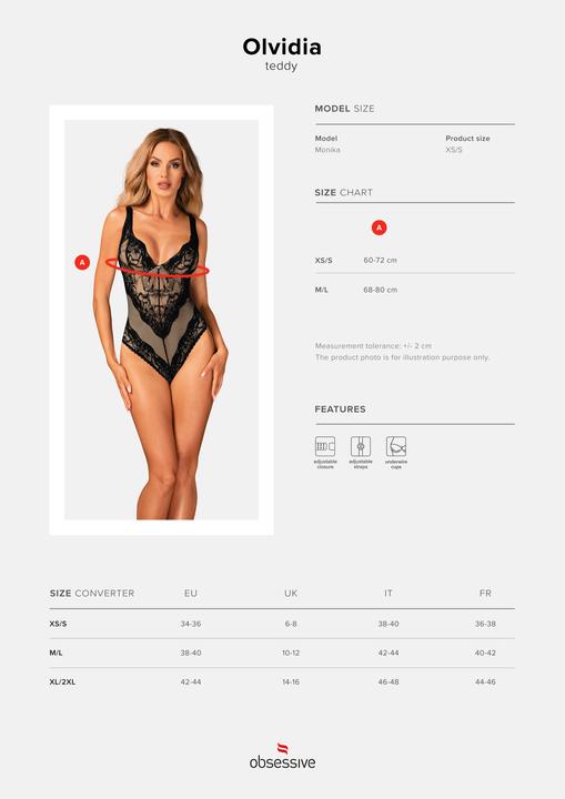 Actual product image Obsessive - Olvidia Teddy Xs/S (S, XS)